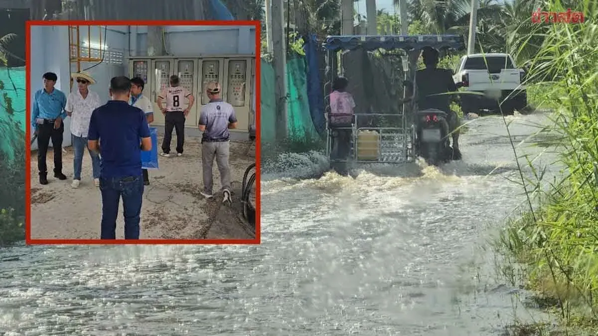 Urgent Repairs Needed for Flooded Samut Sakhon Pumps