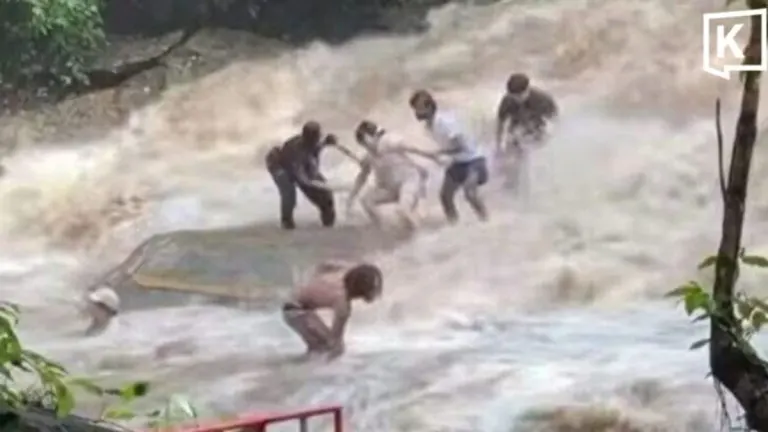 Flash Flood Sweeps Tourist Away at Mae Sa Waterfall