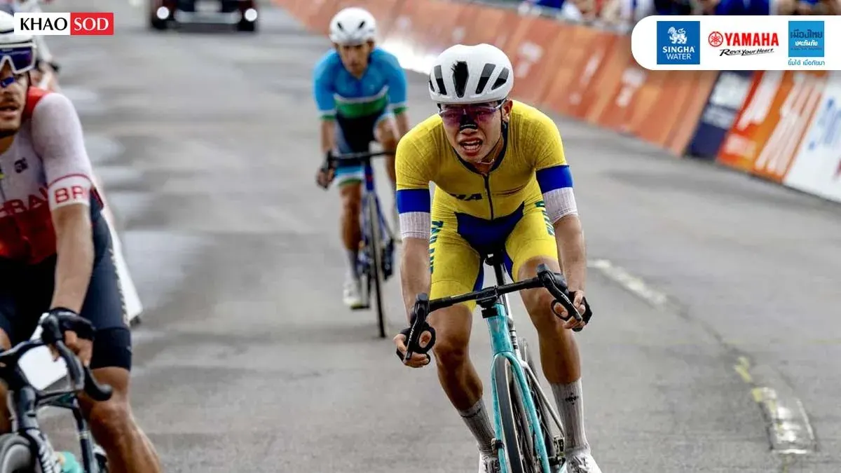 Thai Cyclist Finishes 17th in Nagoya Road Race