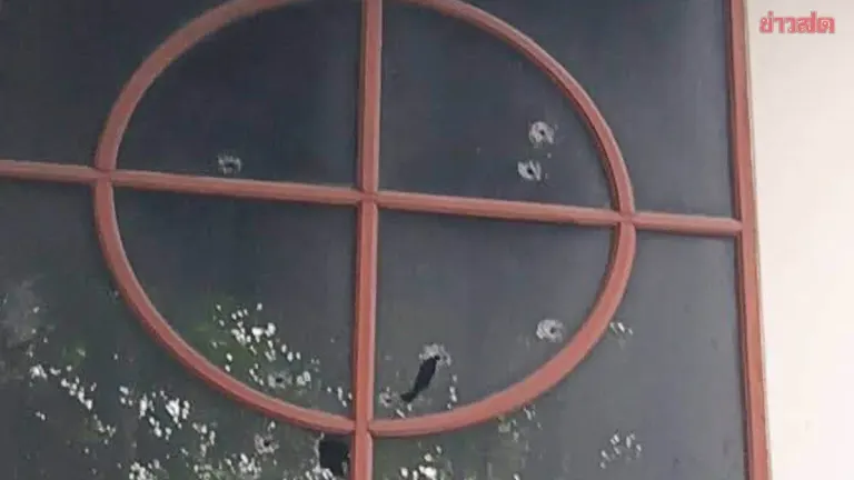 Man Sets Own House on Fire, Fires Gun at Officials in Bangkok