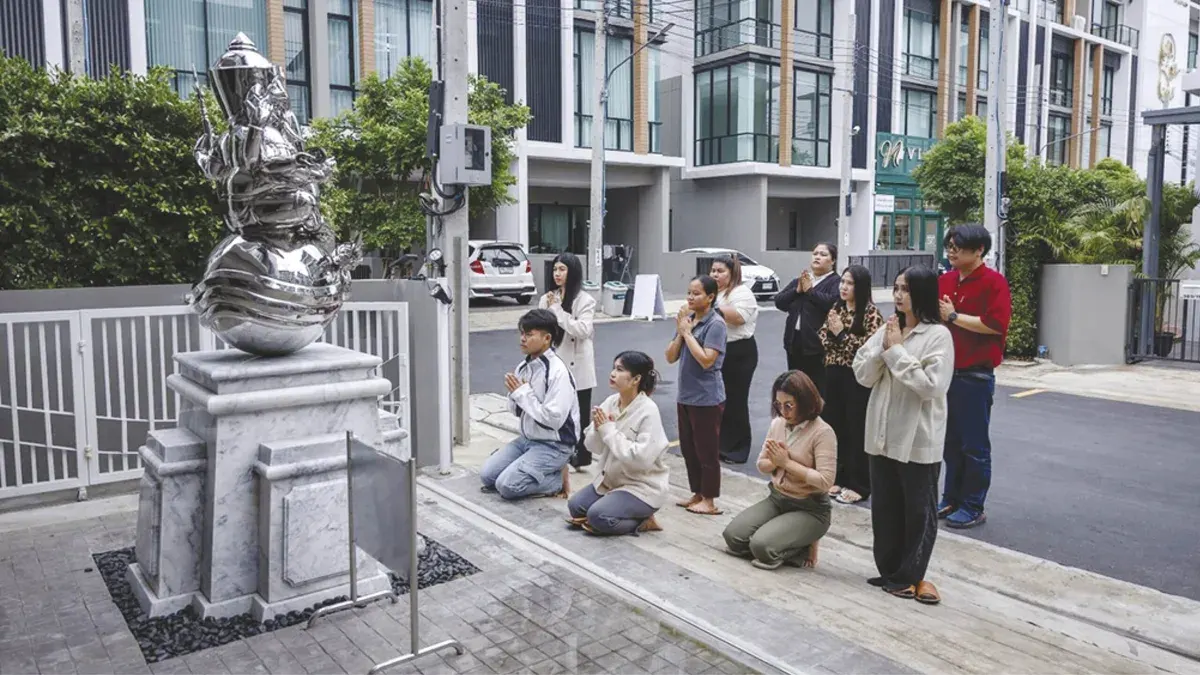 Thailand's Largest Stainless Steel Ganesha Statue Opens in Bangkok