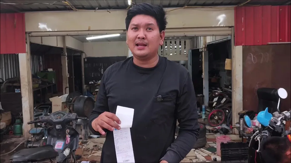 Mechanic Shocked by 40,000-Baht Water Bill, Claims He Can't Afford to Pay, Threatens to Cut Off Water Entirely