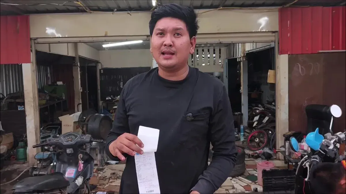 Mechanic Shocked by 40,000-Baht Water Bill, Claims He Can't Afford to Pay, Threatens to Cut Off Water Entirely
