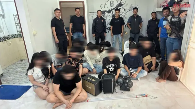 Police Bust Drug Party with 21 Suspects in Udon Thani