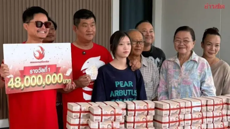 Ratchaburi Man Wins 48 Million Baht Lottery Prize