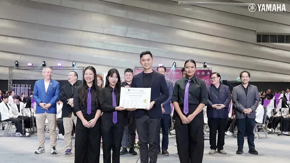 Kasetsart Demo School Band Wins Gold at International Band Festival