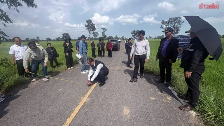 Yasothon Road Project Stalled With Two Months Left