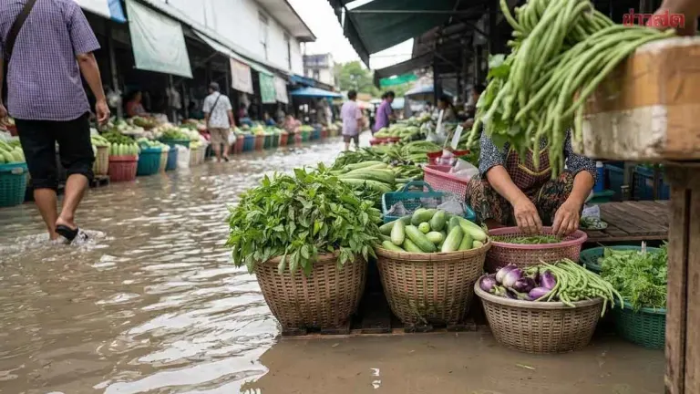 Bangkok Floods Drive Vegetable Prices Up 200%