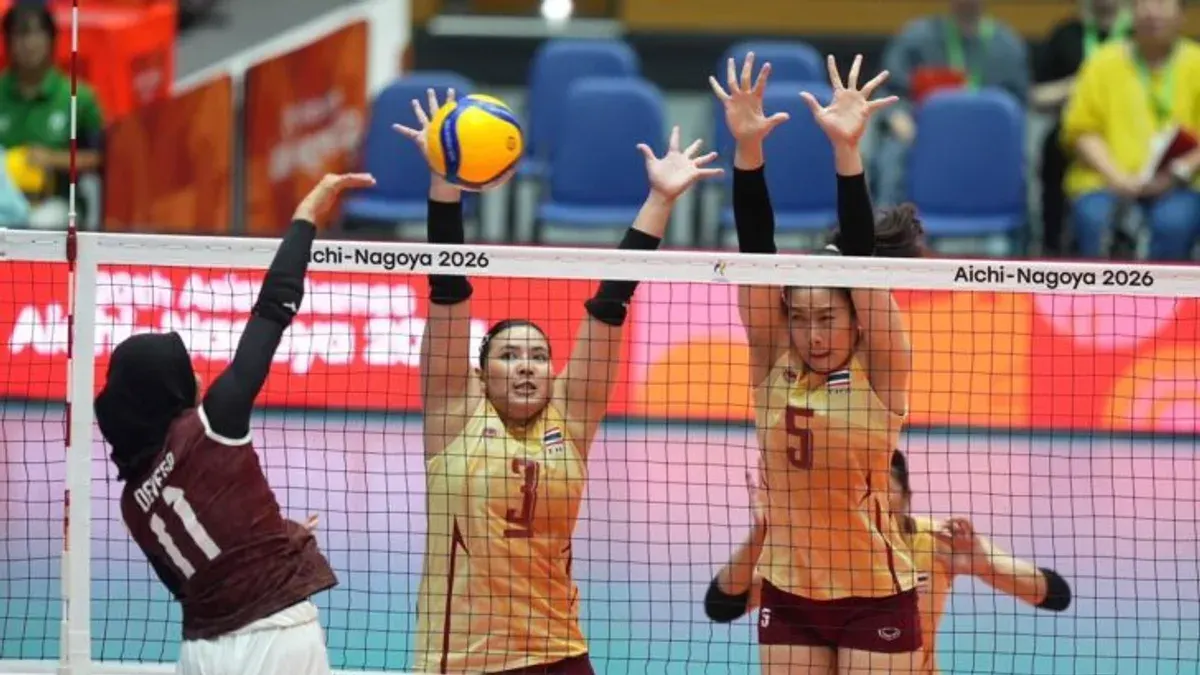 Thailand Beats Indonesia 3-0 to Reach Asian Games Semis