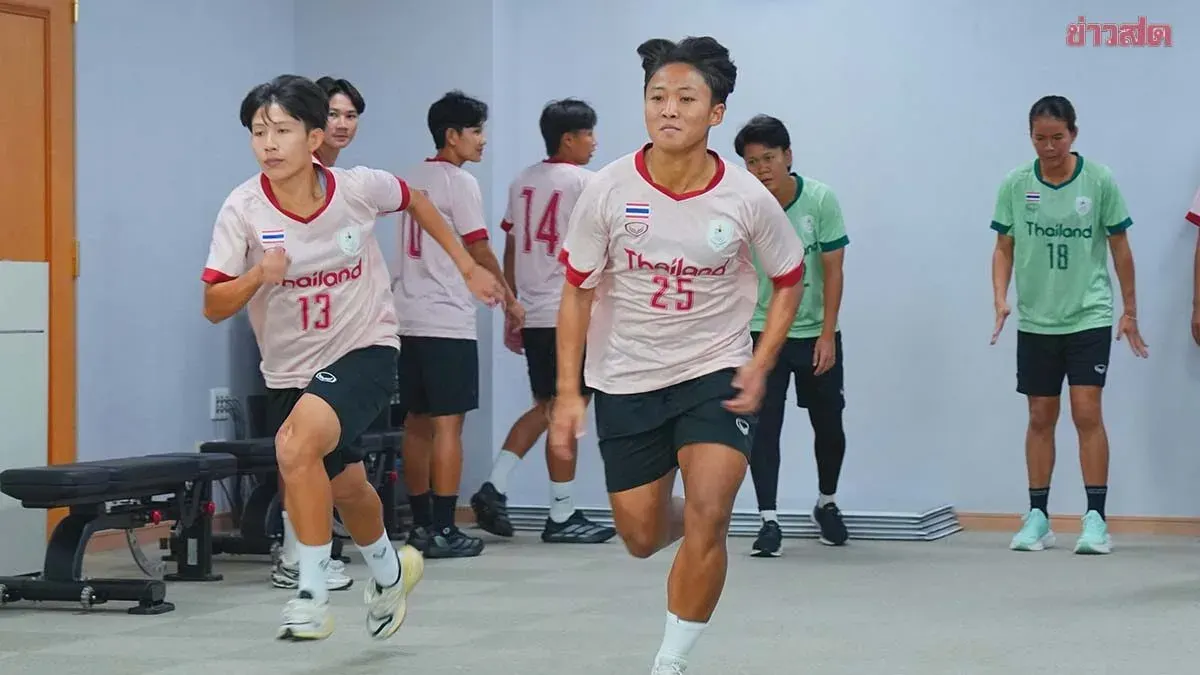 Thailand Women's Football Adjusts Training Before Chinese Taipei Clash