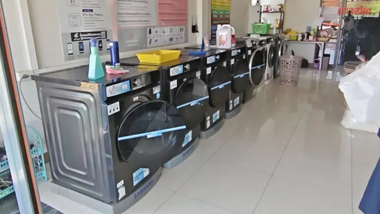 Laundry Shops and Cafes in Buriram Scramble to Survive New Tiered Electricity Rates, Say Profits Insufficient to Cover Rising Bills