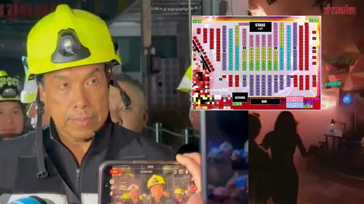 Fire at Bangkok Beer Hall Kills 27, Evacuation Routes Blocked
