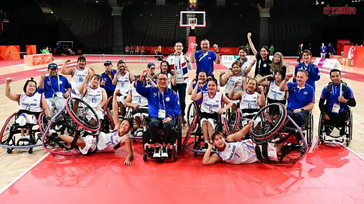 Thailand Claims Wheelchair Basketball Bronze at Asian Para Games