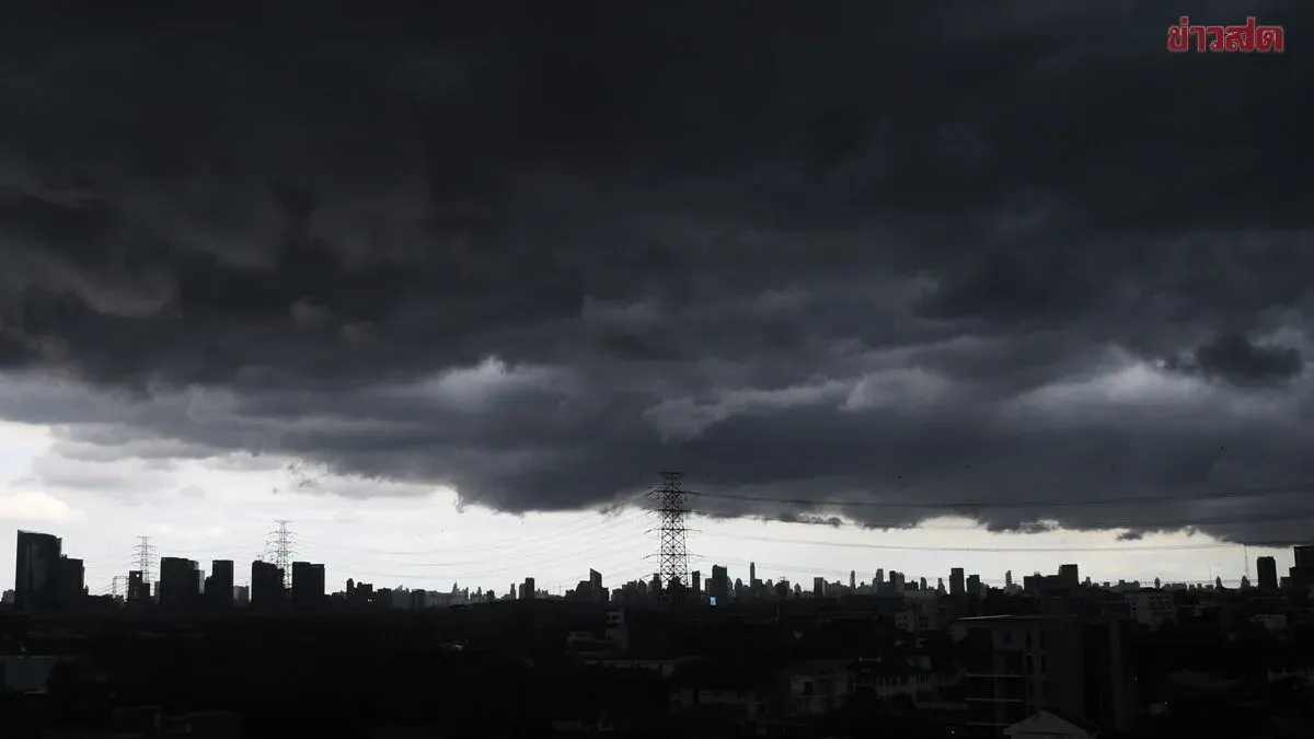 Meteorological Department Forecasts Severe Thunderstorms Today Affecting 64 Provinces with Heavy Rain, Strong Winds, and Hail