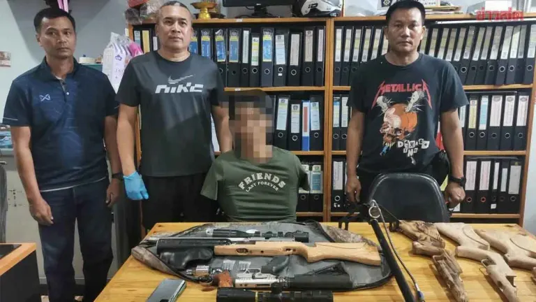 Police Arrest Man With Homemade Guns And Methamphetamine