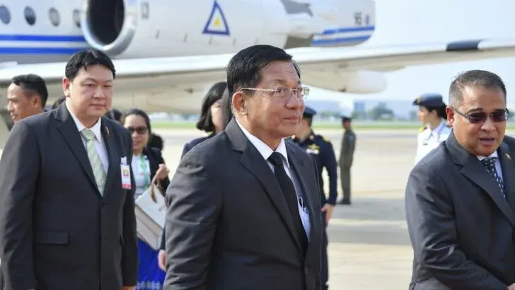 Myanmar Military Chief Min Aung Hlaing to Visit Thailand in August