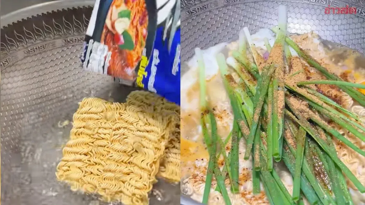 Viral Instant Noodle Trend Takes Over Thai Social Media