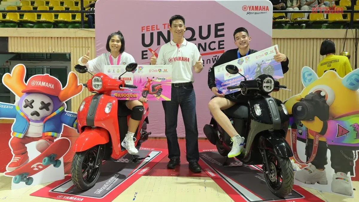 Yamaha Rewards Volleyball MVPs with FAZZIO Motorcycles