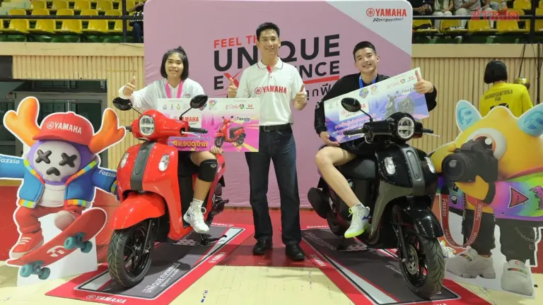 Yamaha Rewards Volleyball MVPs with FAZZIO Motorcycles