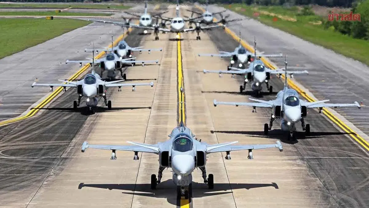 Thai Air Force Marks 15 Years of Gripen and Saab 340 Aircraft