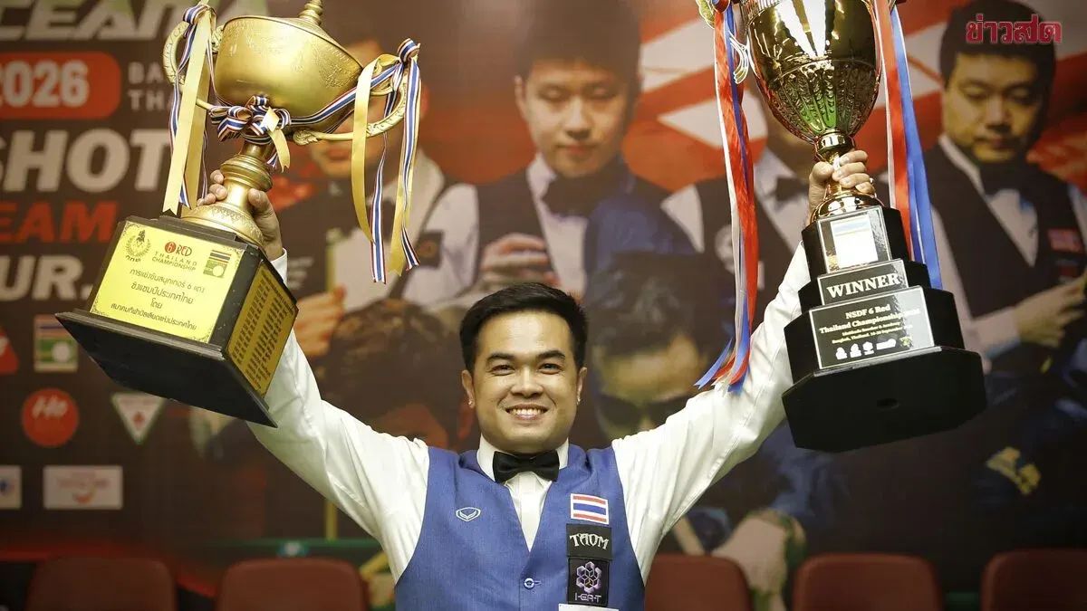 Nook Conhuwan Wins Thailand Six-Red Snooker Championship