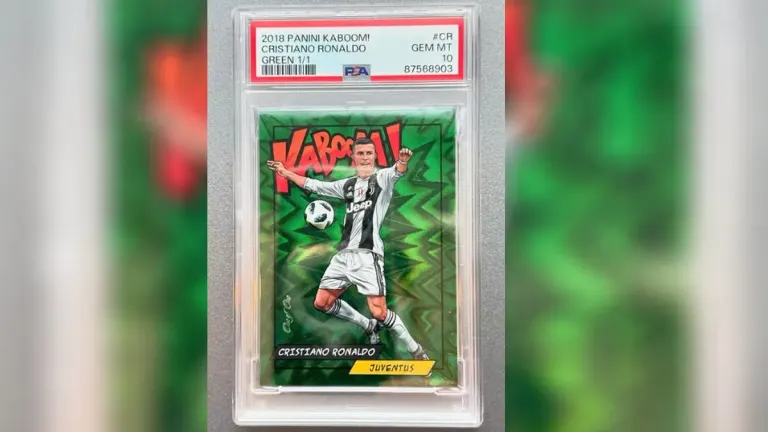 Cristiano Ronaldo 1/1 Football Card Sells for Nearly 44 Million Baht