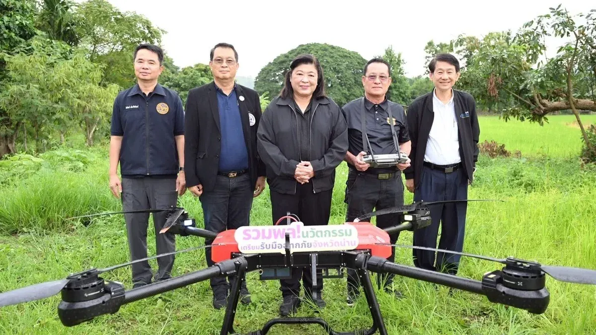 Thailand Deploys Drone System for Flood Disaster Response
