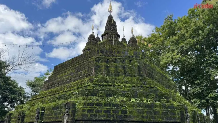 Green Stupa Phenomenon Captivates Chiang Rai Pilgrims