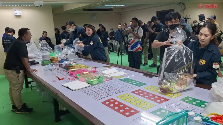 Phra Samut Chedi Police Clarify After Officials Raid Major Gambling Den at Hotel, Operating Only 3 Days, Hotel Unaware