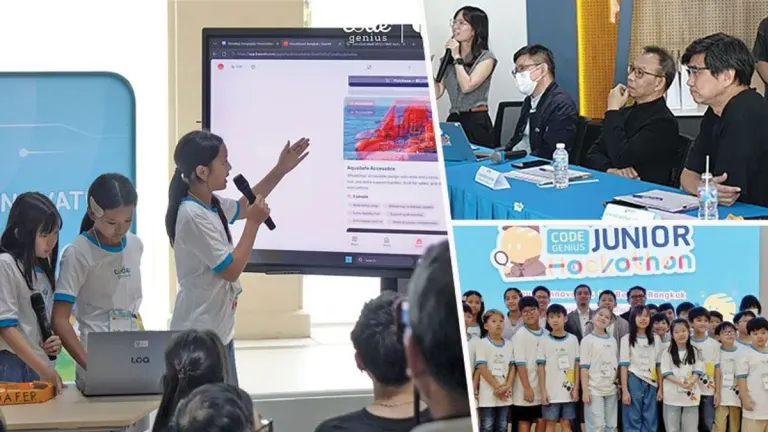 Young Innovators Design Bangkok Solutions Using AI and Code