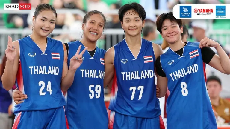 Thai Women's 3×3 Basketball Team Loses to Philippines