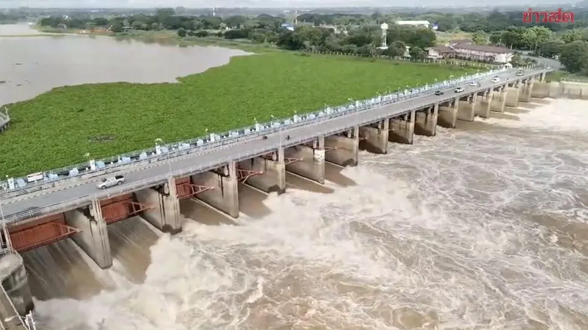 Chao Phraya Dam Prepares for Major Water Release