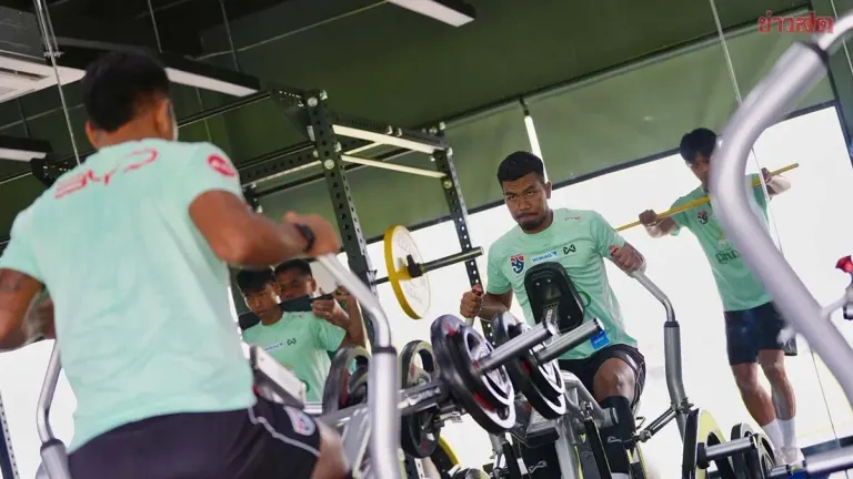 Thai Squad Ramps Up Fitness Ahead of Laos Clash