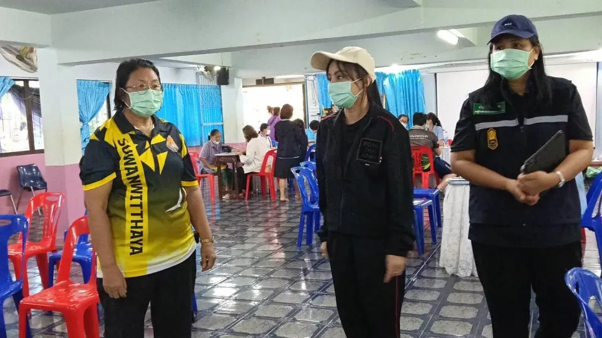 Prachin Buri School Converted into Flood Relief Hospital