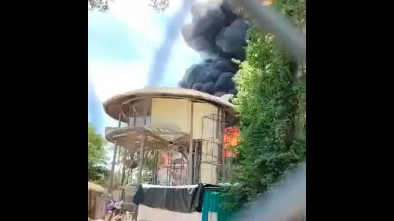 Fire Breaks Out at Bang Tao Construction Site