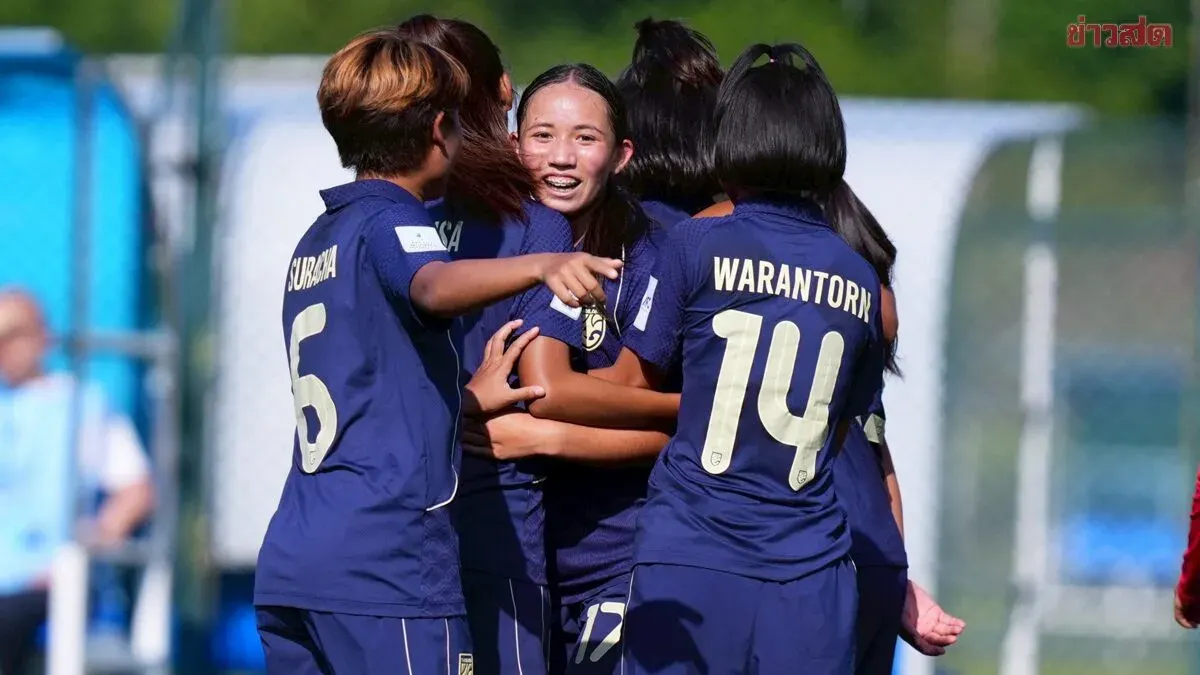 Thailand's U-17 Women's Football Team Edges Past Myanmar in Tense Match, Eyes Spot in AFC Championship Quarterfinals