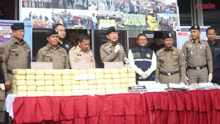 Police Seize 1.4 Million Methamphetamine Pills in Nakhon Si Thammarat