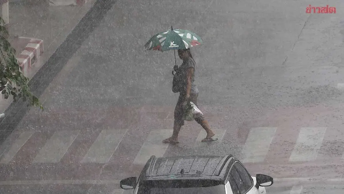 Heavy Rain Expected in 45 Provinces Today with Strong Winds Affecting 60-70% of Areas