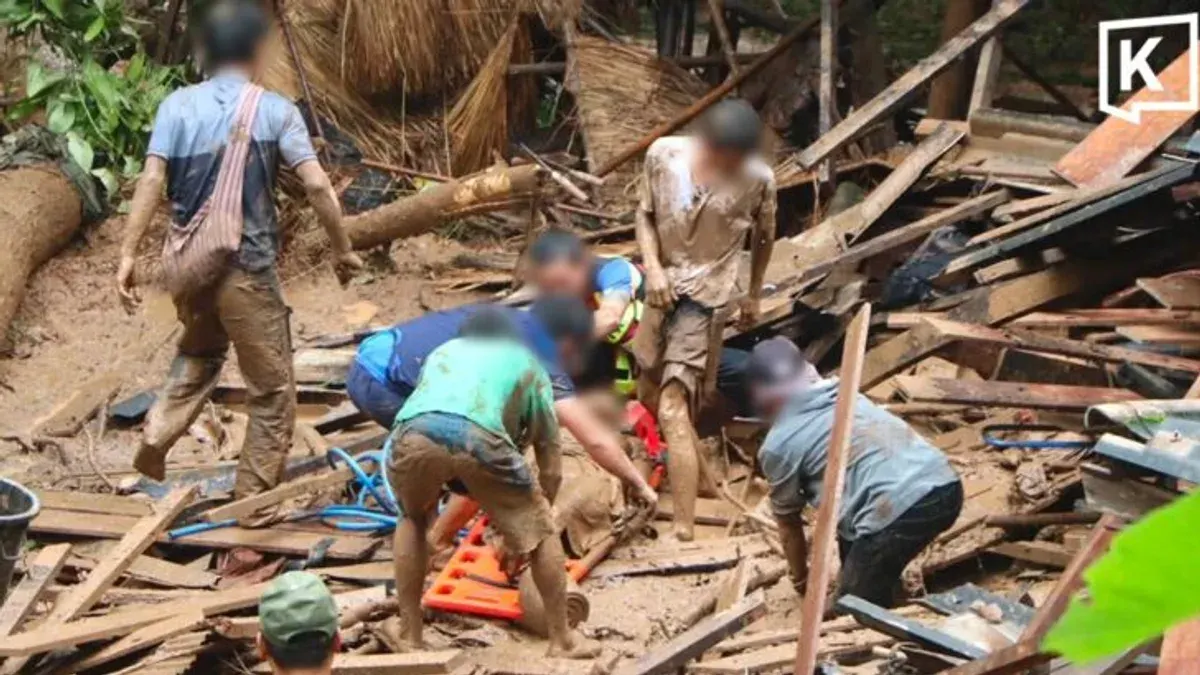 Mudslide Buries Home, Injures Five in Mae Hong Son