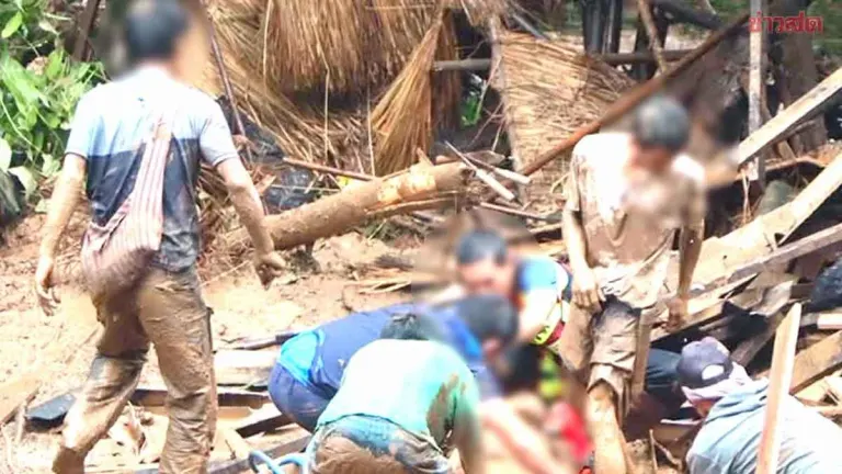 Mudslide Buries Home, Five Injured After Flash Floods