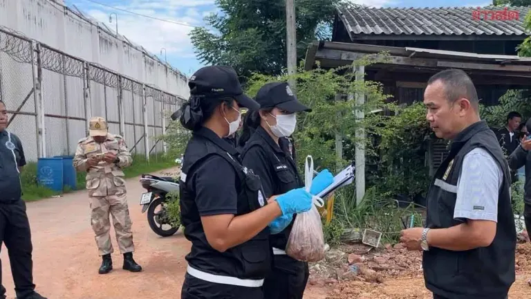 Police Investigate 30 Drug Packages Found at Khon Kaen Prison Construction Site