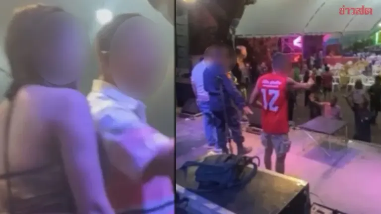 Subdistrict Chief Celebrates Promotion, Clashes with Female Singer on Stage Over Extended Performance