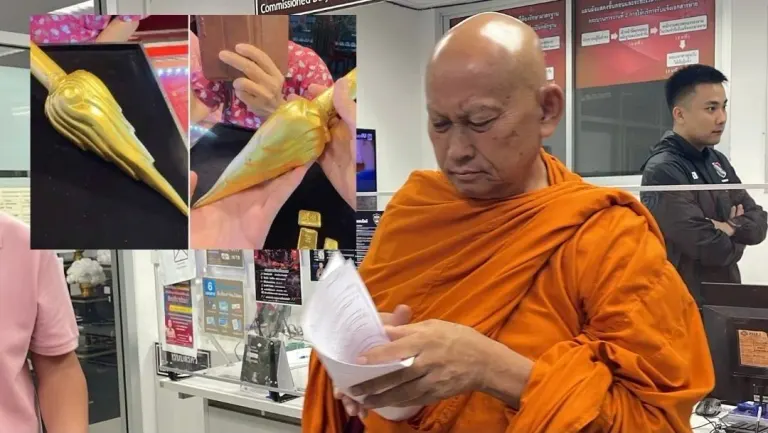Abbot of Bun Chuen Temple Files Lawsuit Over Stolen 50-Baht Gold Buddha Hair Relic