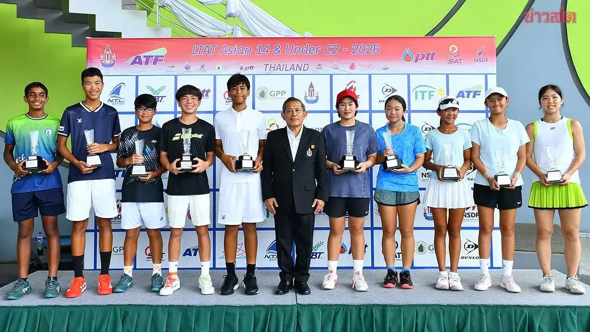 Thai Teen Nichavaran Wins Singles and Doubles at Asian Fourteen