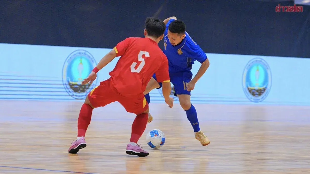 Thailand Futsal Team Draws with Vietnam in Title Hunt