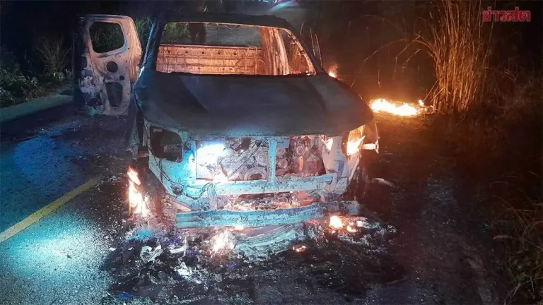 Suspected Getaway Pickup Torched Near Ranger Shooting Site
