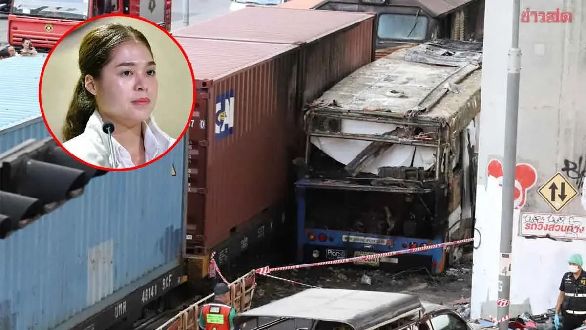 Government Urges Public to Stop Sharing Images of Victims from Train-Bus Collision at Makkasan Junction
