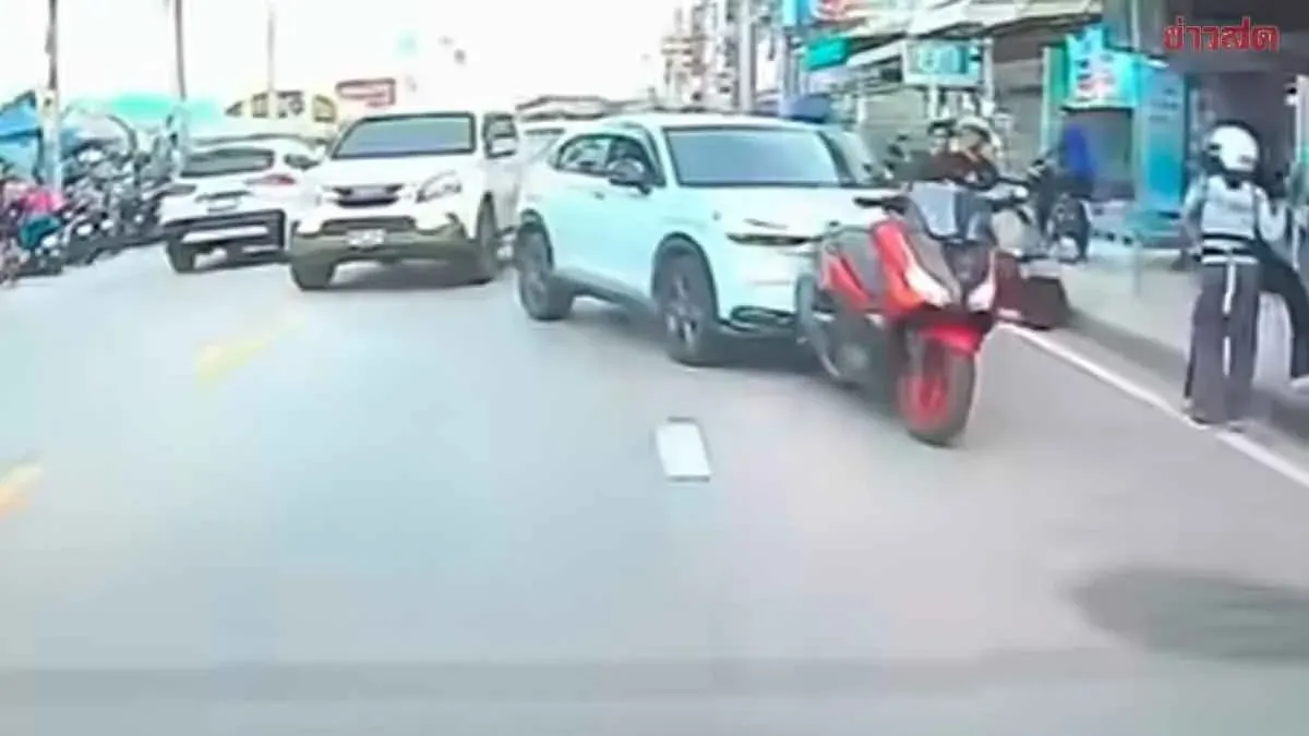Car Hits Motorcycle With Mother, 7-Month-Old Baby