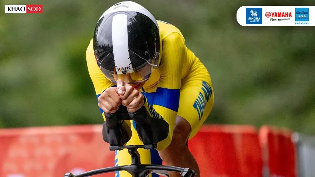 Thai Cyclist Atit Finishes Sixth at Asian Games Time Trial