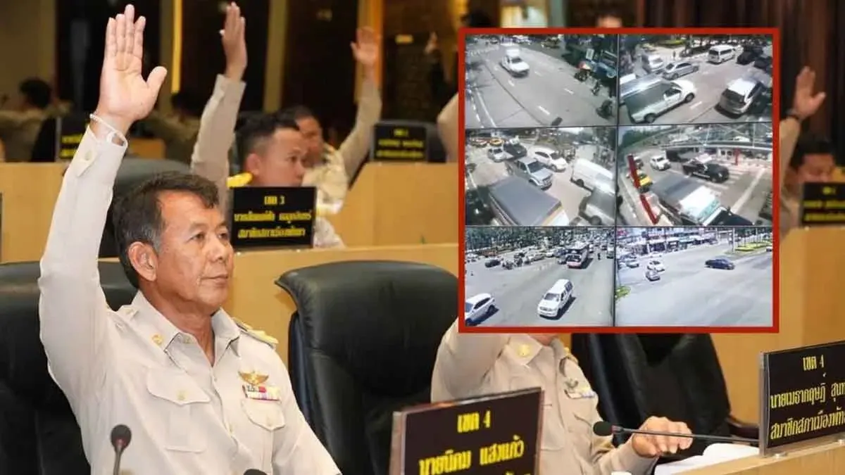 Pattaya Approves 9.6 Million Baht for 141 New CCTV Cameras